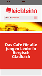 Mobile Screenshot of cafe-leichtsinn.de